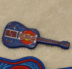 Billy Strings lot, Billy Strings Guitar patch, Billy Strings guitar enamel pin and one sticker