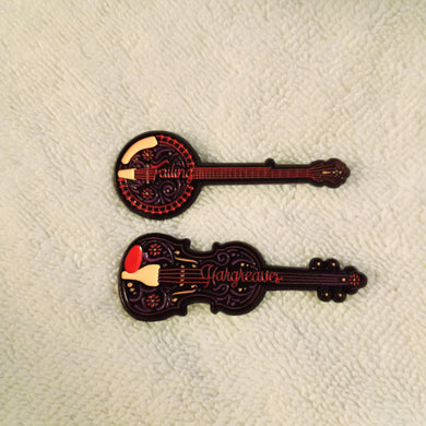 Billy Strings limited edition enamel pin set