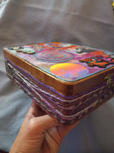 Load image into Gallery viewer, Grateful Dead Stash box, handmade Jerry Garcia Coffee table box 6.3&quot; x 8&quot; x 2.5&quot;