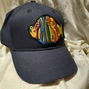 Youth Phish hat, Black Phish hat with yellow logo Phish patch PERMANTLY STITCHED