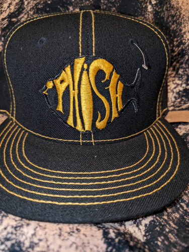 Phish hat, one of a kind Phish hat, flat brim Phish logo hat