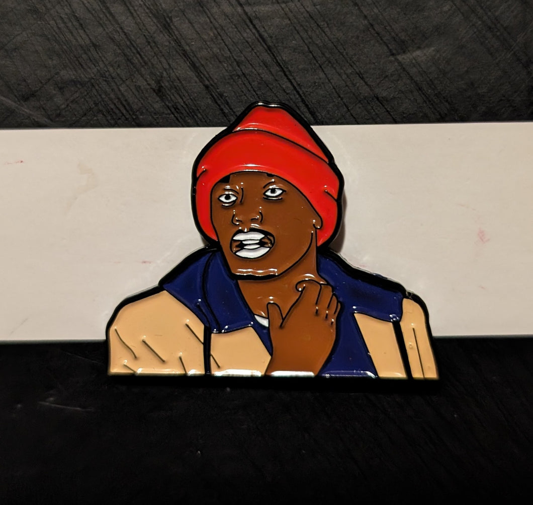 Tyrone Biggums Enamel Hat Pin, The Chappelle Show's Tyrone Biggums Hat Pin