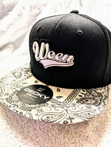 Ween Hat, Ween flat brim Decky hat, one of a kind Ween hat