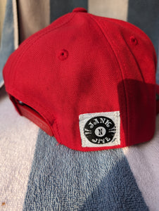 Snoopy Hat, Charlie Brown Snoopy hat, red Snoopy Vintage flat brim DECKY snapback