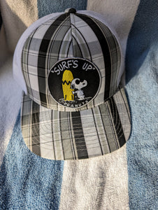 Snoopy Surfing hat, Peanuts Comic Charlie Brown Snoopy one of a kind hat