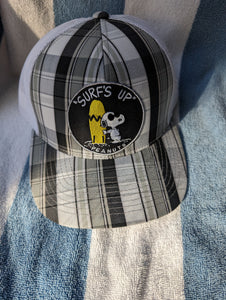 Snoopy Surfing hat, Peanuts Comic Charlie Brown Snoopy one of a kind hat