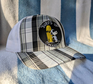 Snoopy Surfing hat, Peanuts Comic Charlie Brown Snoopy one of a kind hat