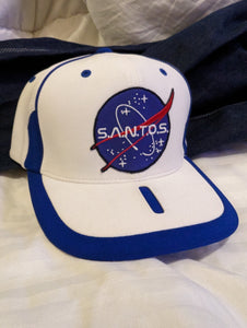 Phish Flexfit LG/XL hat, Phish Say it to Me Santos hat, white and blue custom Phish hat