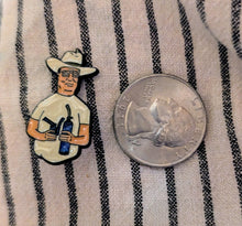 Load image into Gallery viewer, Hank Hill rig and propane accessories pin, King of the Hill Hank hat pin