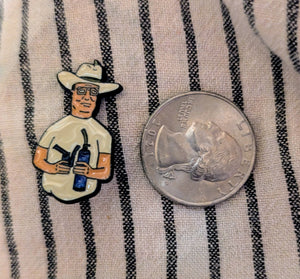 Hank Hill rig and propane accessories pin, King of the Hill Hank hat pin