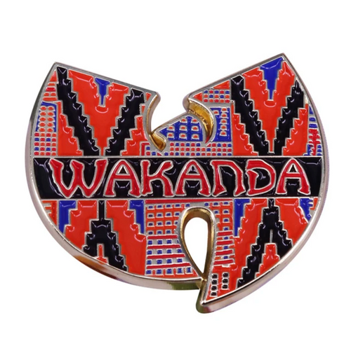 Wakanda Forever pin, Wu-Tang Clan x Black Panther hat Pin, Wu-Tang hat pin