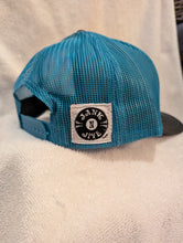 Load image into Gallery viewer, Billy Strings mesh hat, Billy Strings 3rd eye goat trucker hat, custom Billy Strings hat