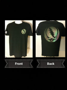 Grateful Dead T-shirt, Reverse Dyed Grateful Dead Steal Your Face t-shirt