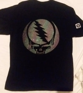 Grateful Dead T-shirt, Reverse Dyed Grateful Dead Steal Your Face t-shirt