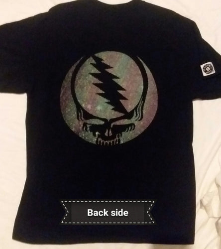 Grateful Dead T-shirt, Reverse Dyed Grateful Dead Steal Your Face t-shirt