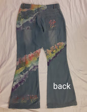 Load image into Gallery viewer, Grateful Dead tie dye bell bottoms, Women&#39;s size 6-8 Bell bottoms