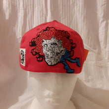 Load image into Gallery viewer, Grateful Dead Hat, Red Grateful Dead Flexfit Bertha hat