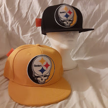 Load image into Gallery viewer, Grateful Dead hat, Grateful  Dead Pittsburgh Steelers Stealie hat