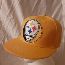 Load image into Gallery viewer, Grateful Dead hat, Grateful  Dead Pittsburgh Steelers Stealie hat