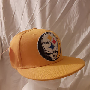 Grateful Dead hat, Grateful  Dead Pittsburgh Steelers Stealie hat