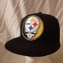 Load image into Gallery viewer, Grateful Dead hat, Grateful  Dead Pittsburgh Steelers Stealie hat