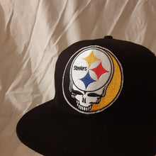 Load image into Gallery viewer, Grateful Dead hat, Grateful  Dead Pittsburgh Steelers Stealie hat