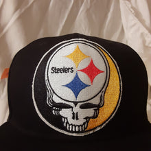 Load image into Gallery viewer, Grateful Dead hat, Grateful  Dead Pittsburgh Steelers Stealie hat