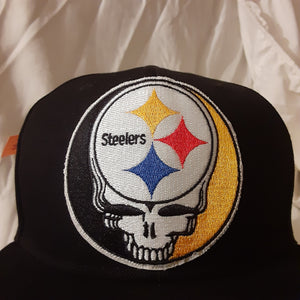 Grateful Dead hat, Grateful  Dead Pittsburgh Steelers Stealie hat