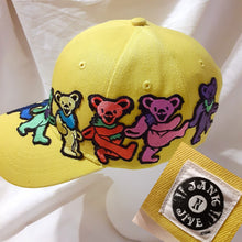 Load image into Gallery viewer, Grateful Dead hat, Yellow Dancing Bears hat