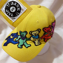 Load image into Gallery viewer, Grateful Dead hat, Yellow Dancing Bears hat