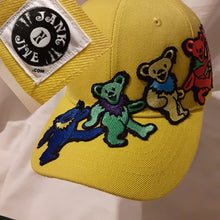 Load image into Gallery viewer, Grateful Dead hat, Yellow Dancing Bears hat