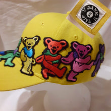 Load image into Gallery viewer, Grateful Dead hat, Yellow Dancing Bears hat