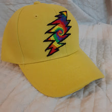 Load image into Gallery viewer, Grateful Dead hat, Yellow 13 point bolt hat