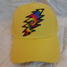 Load image into Gallery viewer, Grateful Dead hat, Yellow 13 point bolt hat