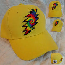 Load image into Gallery viewer, Grateful Dead hat, Yellow 13 point bolt hat