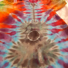 Load image into Gallery viewer, Ice Dye Guitar tshirt, Rainbow Ice dye t-shirt