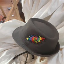 Load image into Gallery viewer, Grateful Dead Fedora 13 point bolt hat