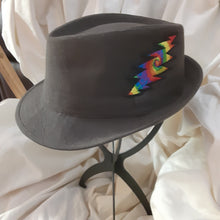 Load image into Gallery viewer, Grateful Dead Fedora 13 point bolt hat