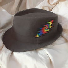 Load image into Gallery viewer, Grateful Dead Fedora 13 point bolt hat