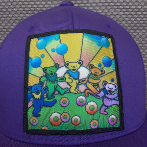 Grateful Dead hat, Purple Grateful Dead Flexfit