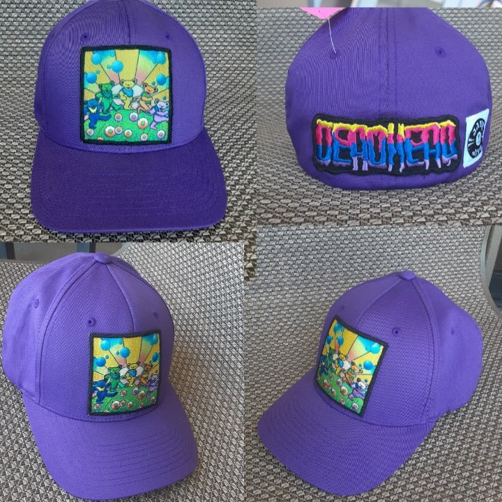 Grateful Dead hat, Purple Grateful Dead Flexfit