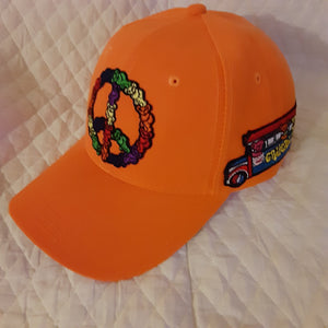 Grateful Dead hat, Orange Grateful Dead Tour Bus hat