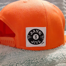 Load image into Gallery viewer, Grateful Dead Miami Dolphins Hat, Orange Flatbrim Miami SYF hat