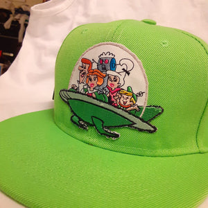 The Jetsons flat brim hat, one of a kind Jetsons hat