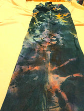 Load image into Gallery viewer, Tie dye Overalls, Men&#39;s 36x30 reverse tie dye Dickies