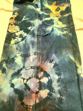 Load image into Gallery viewer, Tie dye Overalls, Men&#39;s 36x30 reverse tie dye Dickies