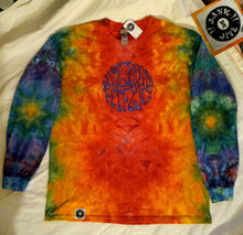 Load image into Gallery viewer, Ice Dye WSP long sleeve t-shirt, Extra Large Widespread Panic tie dye tribute