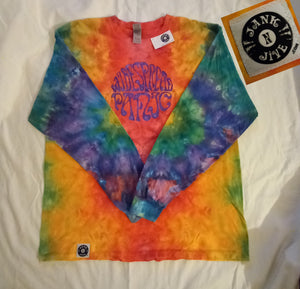 Ice Dye WSP long sleeve t-shirt, Extra Large Widespread Panic tie dye tribute