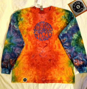 Ice Dye WSP long sleeve t-shirt, Extra Large Widespread Panic tie dye tribute