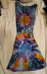 Reworked jeans, Aeropostale size 7/8 tie dye bell bottom jeans